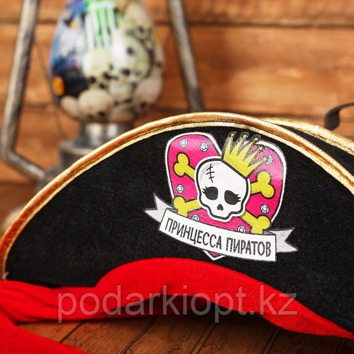 Шляпа пиратская «Принцесса пиратов», детская, фетр, р-р. 52-54 - фото 3 - id-p116259021
