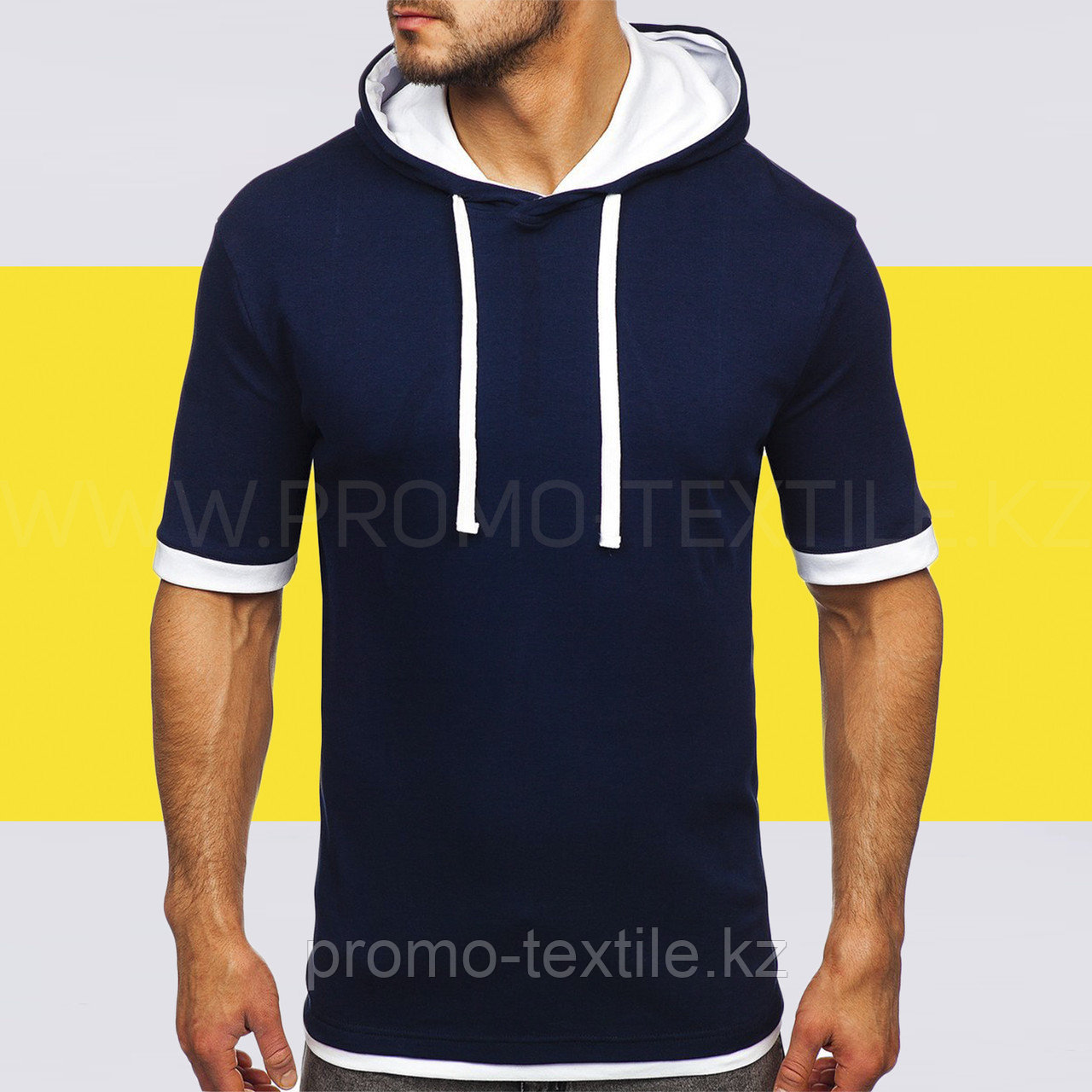 Футболки с капюшоном под заказ / Футболка с капюшоном пошив - фото 1 - id-p116261979