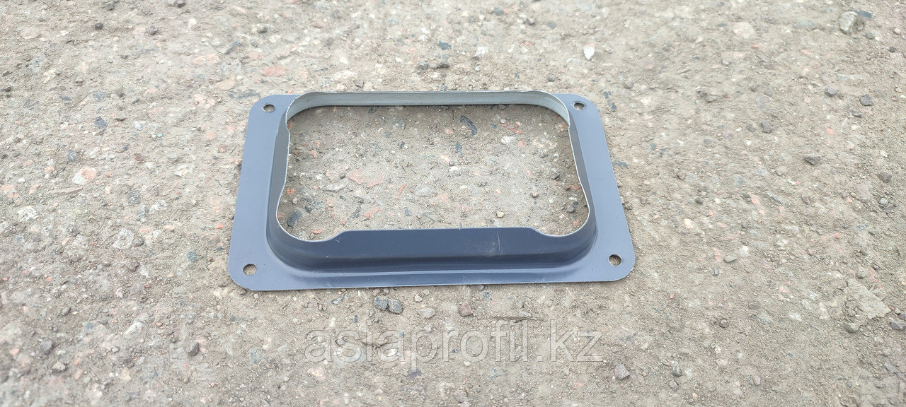 Соединитель трубы с желобом 127x80 мм Графит прямоугольный