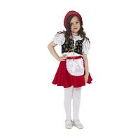 "Қызыл телпек" карнавалдық костюмі, тоқыма, лшемі 30, бойы 116 см