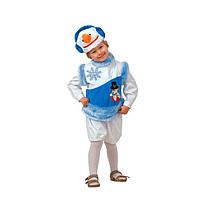 "Қарлы аққала" карнавалдық костюмі, плюш, лшемі 28, бойы 110 см