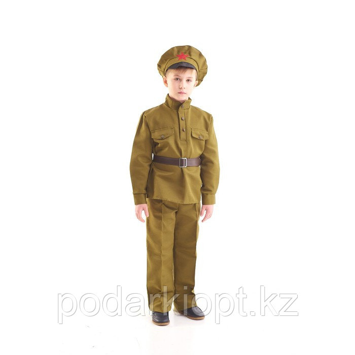 Карнавальный костюм "Сержант", 5-7 лет, рост 122-134 см - фото 1 - id-p116258579