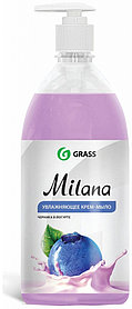 Жидкое мыло туалетное Grass Milana Черника в йогурте 1 л