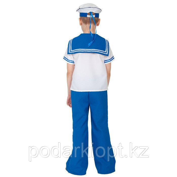 Карнавальный костюм «Морячок», детский, р. М, рост 128-134 см - фото 3 - id-p116262191