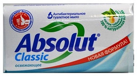 Кусковое мыло туалетное Absolut Classic Освежающее 90 г