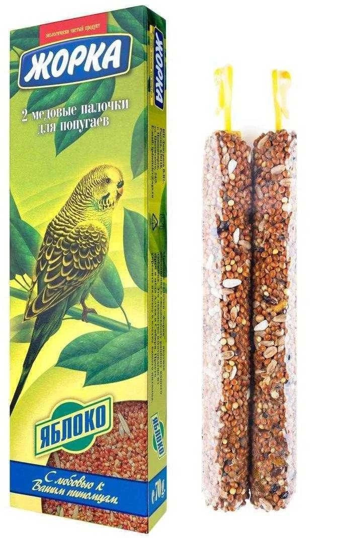 Палочки для попугаев "Яблоко" (2шт) 70 гр, Жорка - фото 1 - id-p115705691
