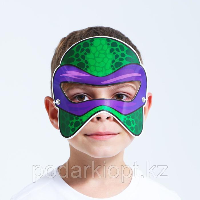 Маска из картона «Черепаха Дон», цвет фиолетовый - фото 2 - id-p116263685