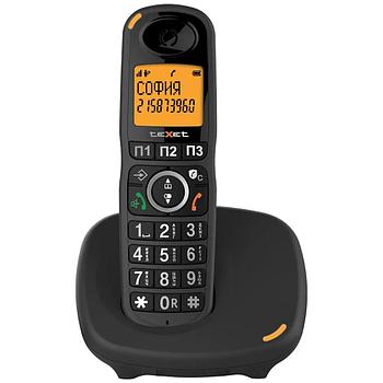 Телефон беспроводной Texet TX-D8905A черный 127223