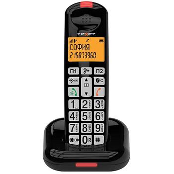 Телефон беспроводной Texet TX-D7855A черный 127222