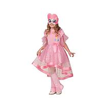 Карнавалдық костюм "Пинки Пай", к йлек, маска, леггинстер, б. 26, бойы 104 см