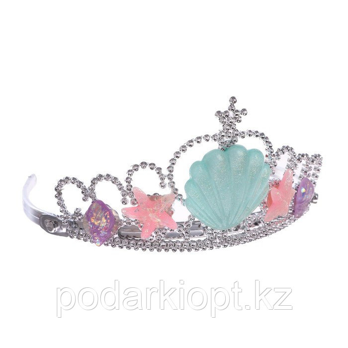 Карнавальный набор «Принцесса» 4 предмета: корона, перчатки, ободок, жезл - фото 2 - id-p116266095