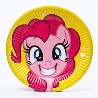 Тарелка бумажная "С Днем Рождения!", 18 см, My Little Pony