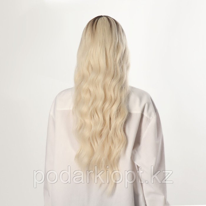 Парик искусственный, имитация кожи, 60 см, 160 гр, цвет русый/блонд(#SHT8/SHT60A) - фото 4 - id-p116268152