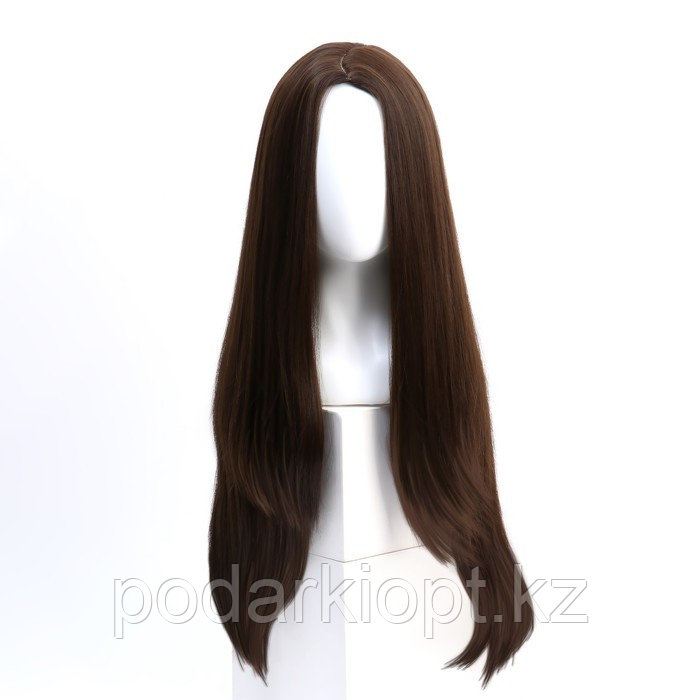 Жасанды парик, имитациялық былғары, 60 см, 270 гр, түсі ашық қоңыр(#SHT8) - фото 5 - id-p116268306