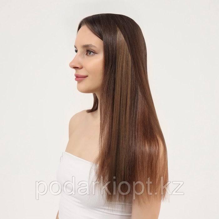 Локон накладной, прямой волос, на заколке, 50 см, 5 гр, цвет свело русый - фото 4 - id-p116269082