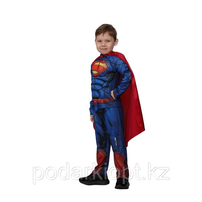 Карнавальный костюм "Супермэн" с мускулами Warner Brothers р.134-68 - фото 2 - id-p116271308