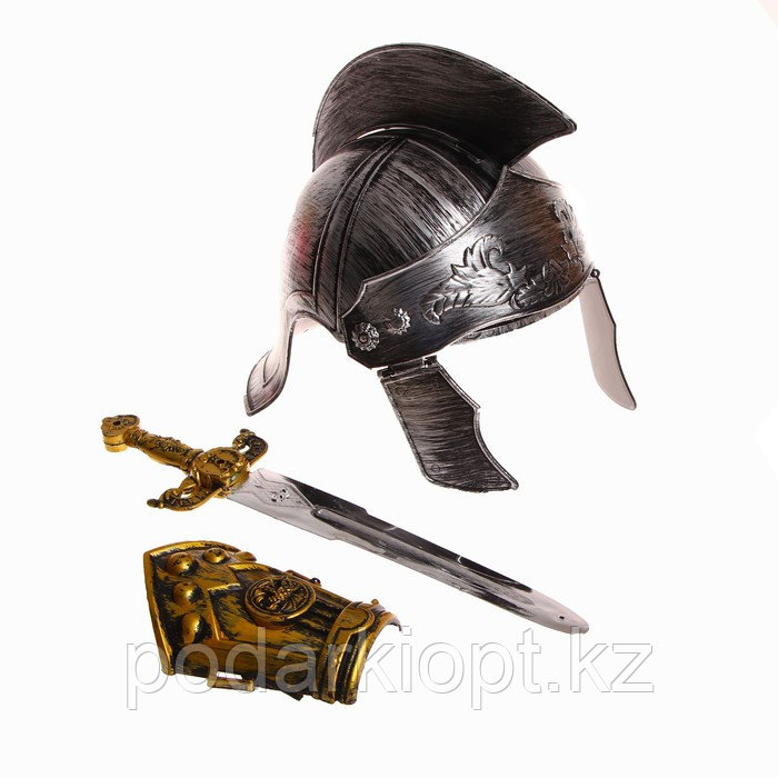 Карнавальный набор «Легионер», шлем, меч, нарукавник, обхват головы 54-57 - фото 1 - id-p116269321