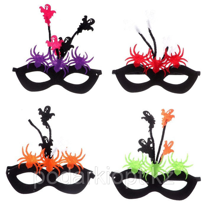 Карнавальная маска «Хэллоуин», цвета МИКС - фото 2 - id-p116269841