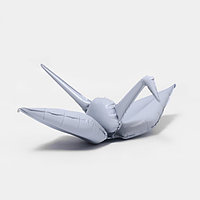 Шар фольгированный 25" "Журавль, оригами", цвета белый