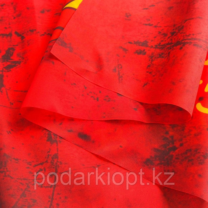 Флаг 9 Мая "Рожденный в СССР", 60 х 90 см, полиэфирный шелк, с древком - фото 2 - id-p116272206