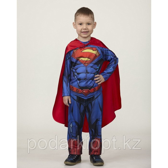 Карнавальный костюм "Супермэн" без мускулов Warner Brothers р.116-60 - фото 1 - id-p116270862