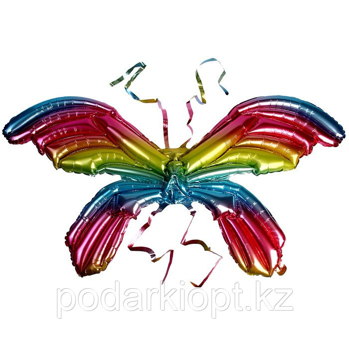 Фольгированные крылья «Бабочка», 122 см., градиент - фото 1 - id-p116273165