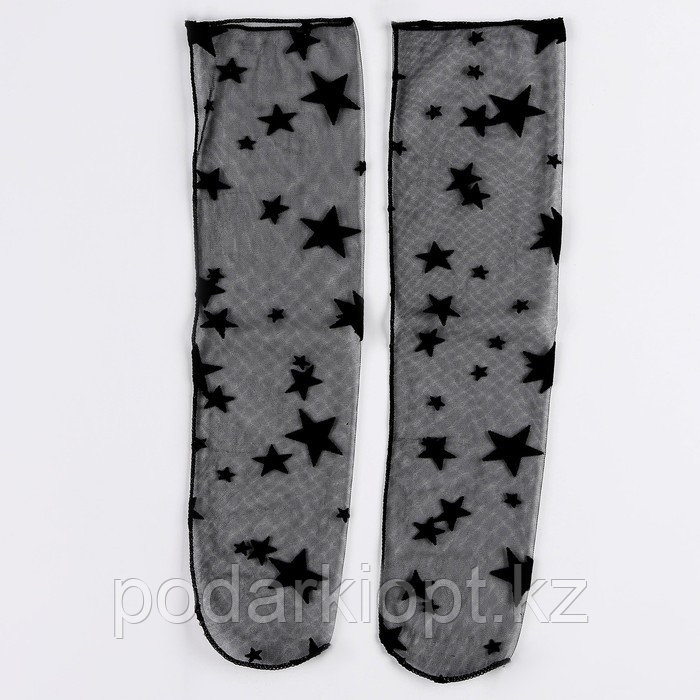 Карнавальный аксессуар- носки, цвет черный, звезды - фото 5 - id-p116278480