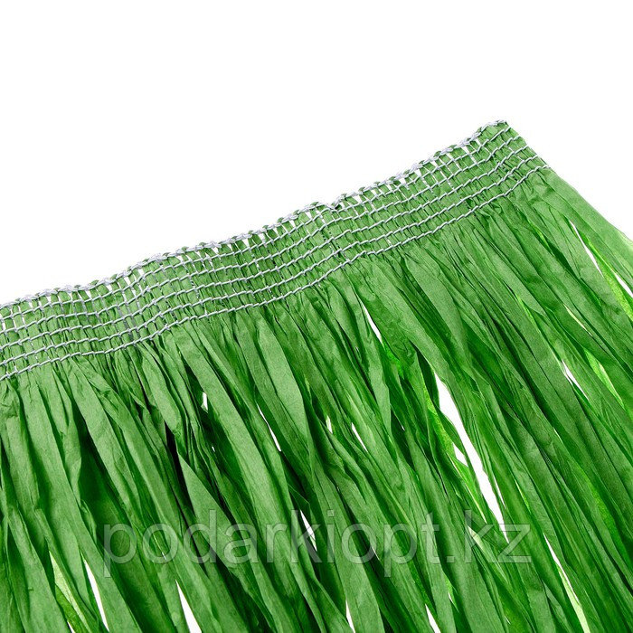 Гавайская юбка, 60 см, цвет зелёный - фото 3 - id-p116275993