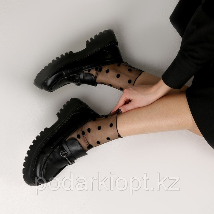 Карнавальный аксессуар- носки, цвет черный в горошек - фото 3 - id-p116278674