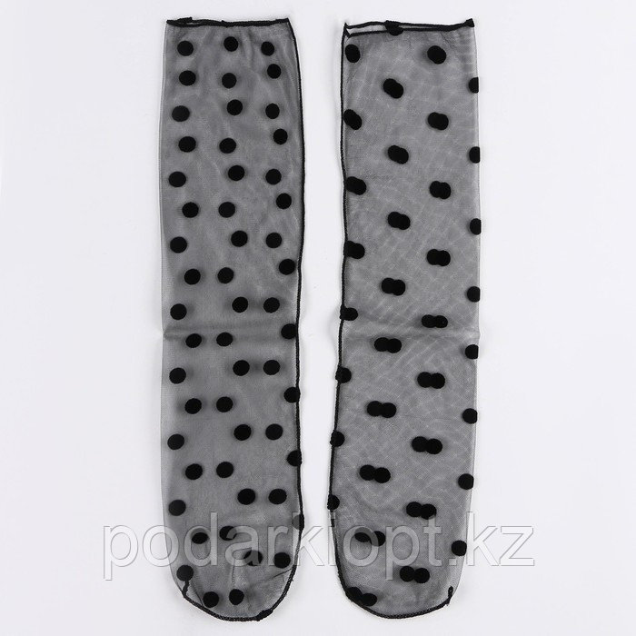Карнавальный аксессуар- носки, цвет черный в горошек - фото 5 - id-p116278674