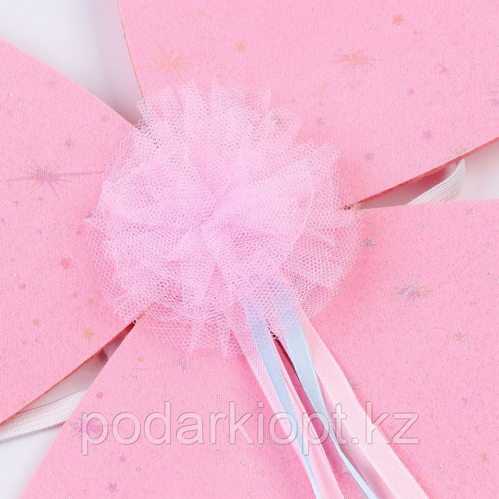 Карнавальный набор «Бабочка», 5-7 лет, розовый: юбка, крылья - фото 5 - id-p116277848