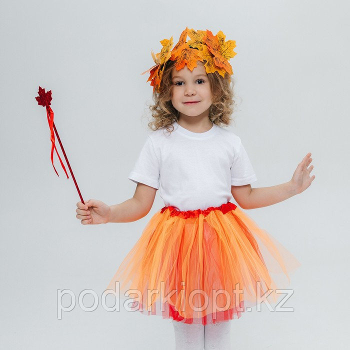 Карнавальный набор «Осенняя муза»: юбка, венок, палочка - фото 5 - id-p116277863