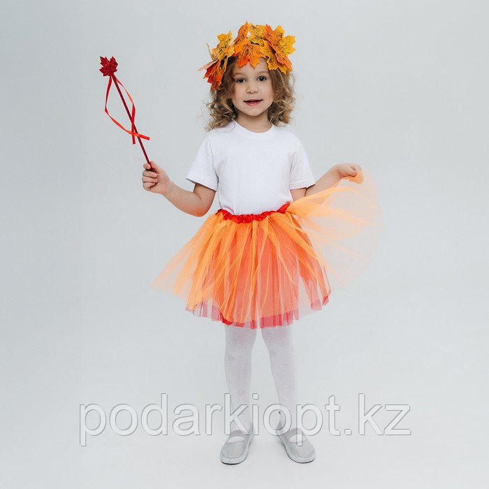 Карнавальный набор «Осенняя муза»: юбка, венок, палочка - фото 6 - id-p116277863