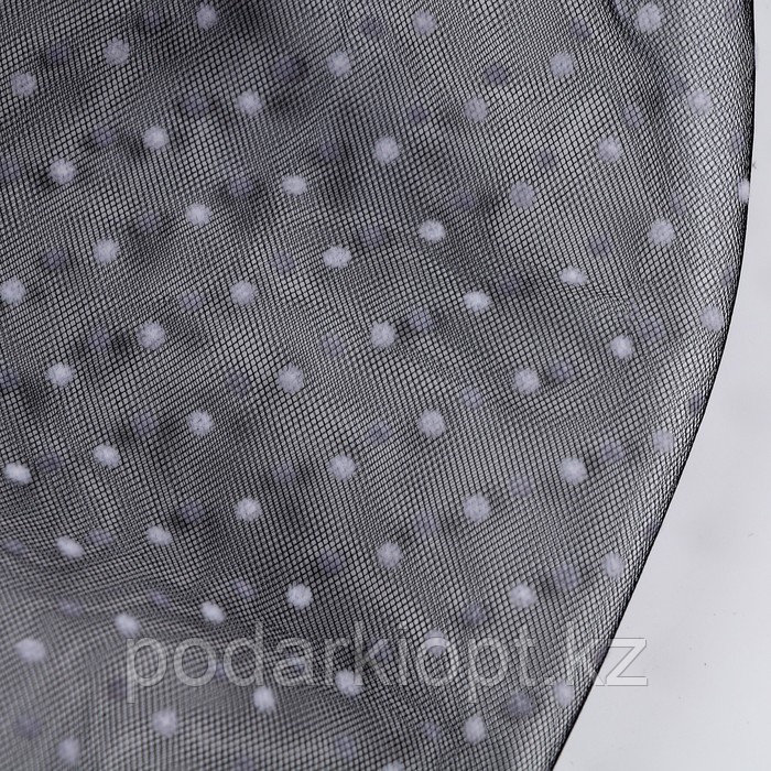 Карнавальный аксессуар перчатки - нарукавники, цвет черный в белый горох - фото 4 - id-p116278757