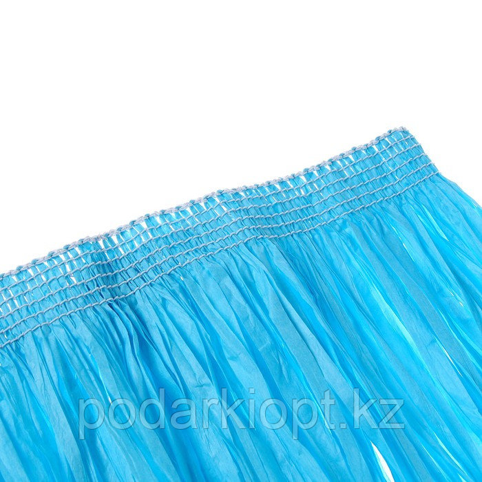 Гавайская юбка, 60 см, цвет голубой - фото 3 - id-p116275672