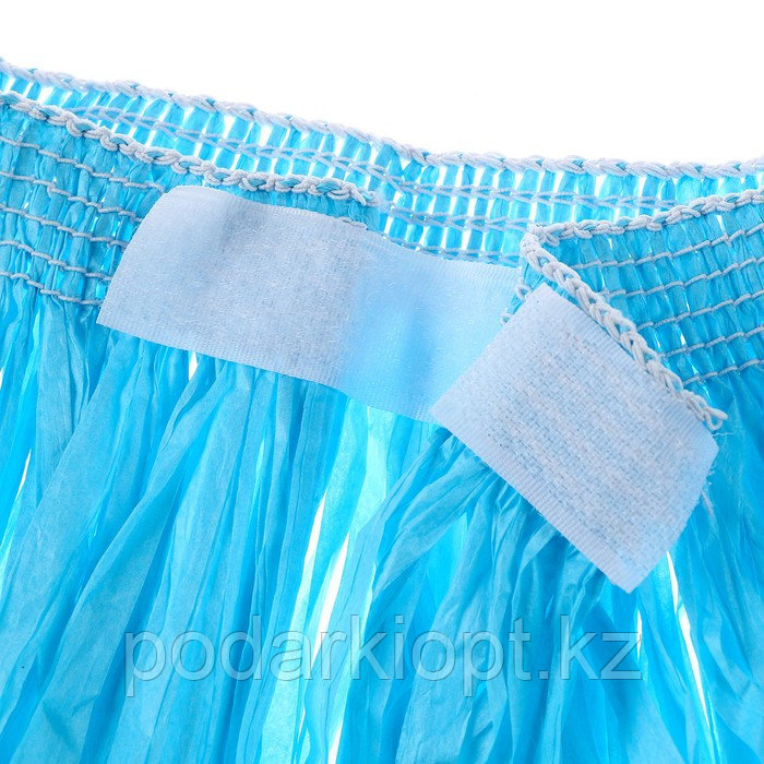 Гавайская юбка, 60 см, цвет голубой - фото 4 - id-p116275672