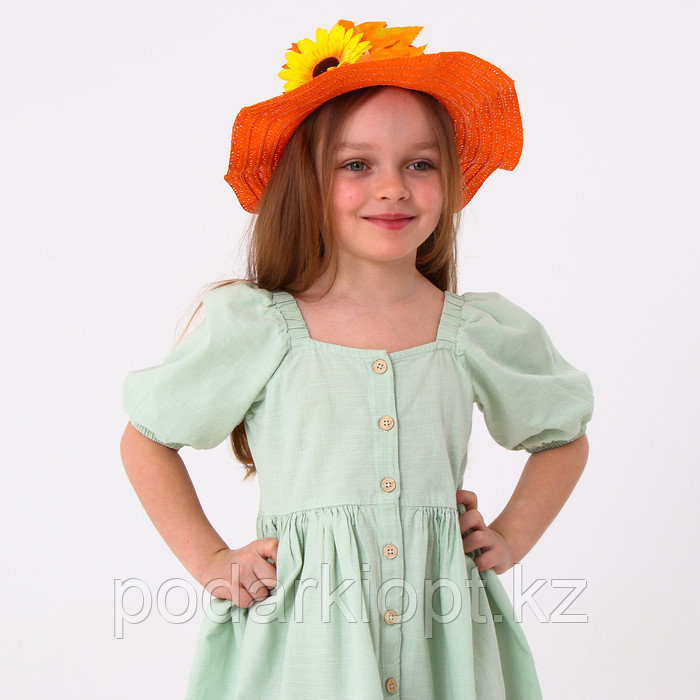 Карнавальная шляпа «Осенний букет», оранжевая, р. 52 54 см - фото 4 - id-p116277494