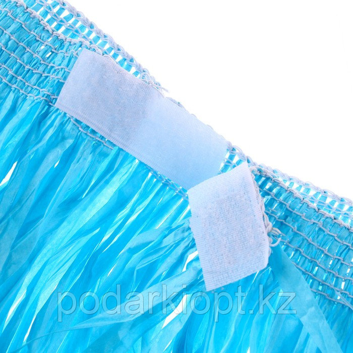 Гавайская юбка, 80 см, цвет голубой - фото 4 - id-p116275735