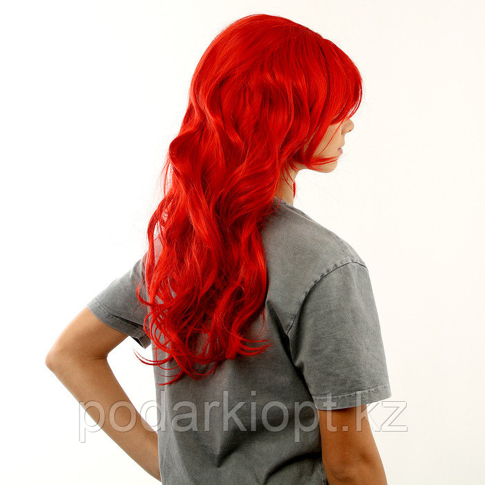Карнавальный парик «Аниме» огненно-рыжий - фото 4 - id-p116279987
