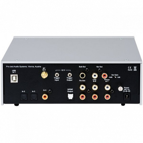 Pro-Ject Pre Box DS2 серебристый аксессуар для аудиотехники (EAN:9120071653255) - фото 2 - id-p116292481