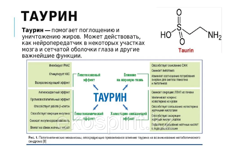 Ортовит-Актив, часть 10 Таурин