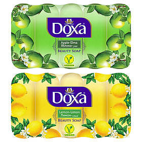 DOXA Мыло твердое BEAUTY SOAP Яблоко, Лимон, Роза