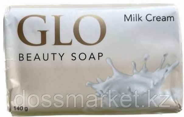 Кусковое мыло туалетное GLO Beauty Soap Milk Cream 140 г - фото 1 - id-p116292972