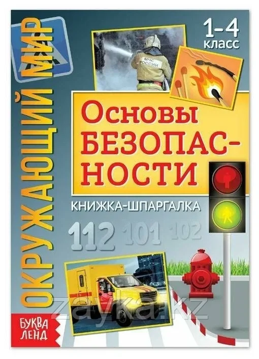 Книжка-шпаргалка «Окружающий мир. Основы безопасности», 12 стр.
