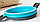 Ланч бокс для еды контейнер пищевой 2 секции (Two layers) 1,4 л голубой, фото 6