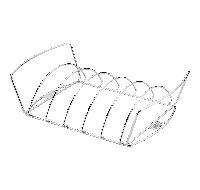 Подставка для ребрышек 2-в-1