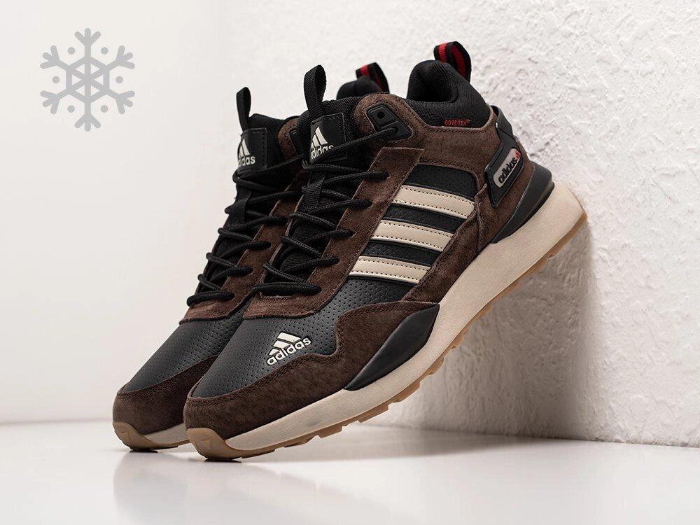 Зимние Кроссовки Adidas 41/Коричневый - фото 1 - id-p115837696