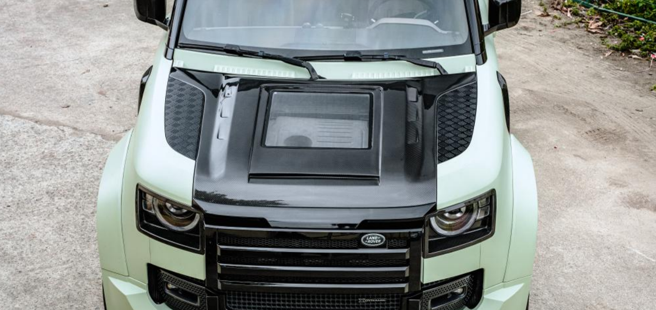 Карбоновый капот для Land Rover Defender L663 2019-2024+