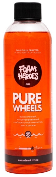Foam Heroes Pure Wheels концентрированный очиститель шин и дисков, 500мл