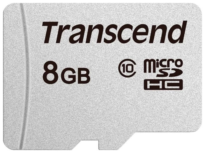 Карта памяти MicroSD 8GB Class 10 U1 Transcend TS8GUSD300S - фото 1 - id-p116296584
